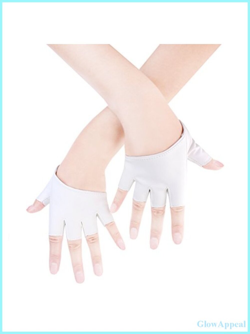 Women's Punk Half Finger PU Leather Gloves